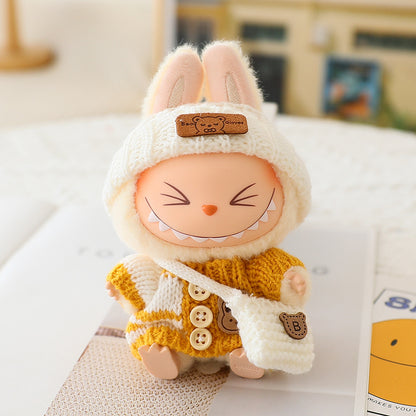 Labubu Baby Clothes Generation Two Generation Three Generation Labubu Clothes Wear Sweater Shoes Vinyl Pendant Replacement Glasses