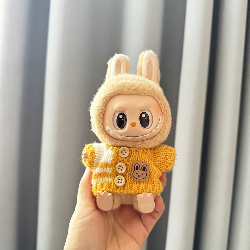 [Only Clothes] Baby Clothes First Generation Second Generation Third Generation Labubu Clothes Replacement Sweater Shoes Vinyl Pendant Replacement