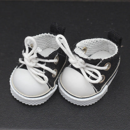 Labubu Doll Canvas Shoes - 3.8CM Sports Style for 10CM & 17CM Dolls