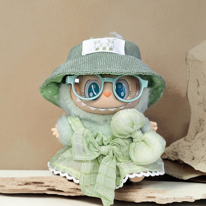 Labubu Doll Outfit Set - Skirt, Hat & Accessories