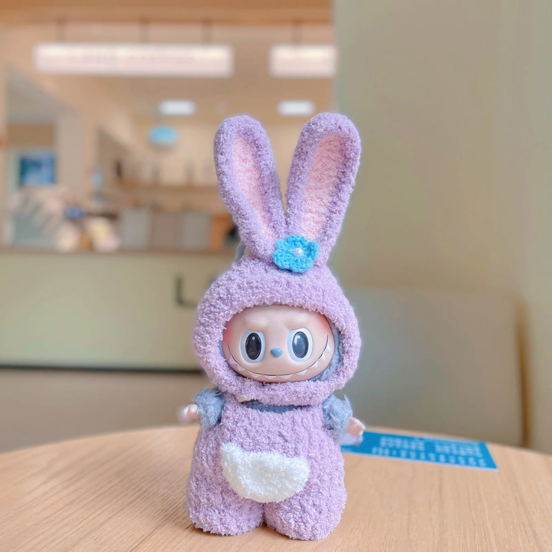 17cm Labubu Doll Clothes Set - Baby Outfits & Accessories