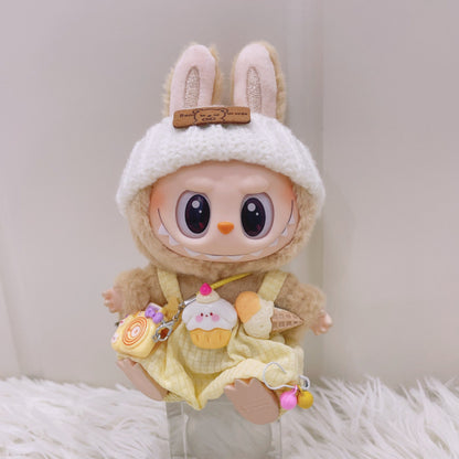 Labubu Doll Summer Ice Cream Overalls Outfit