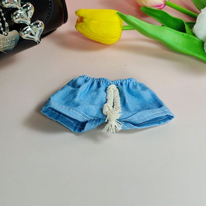 Labubu Doll Hooded Sweater Suit & Accessories for 17cm Vinyl Doll
