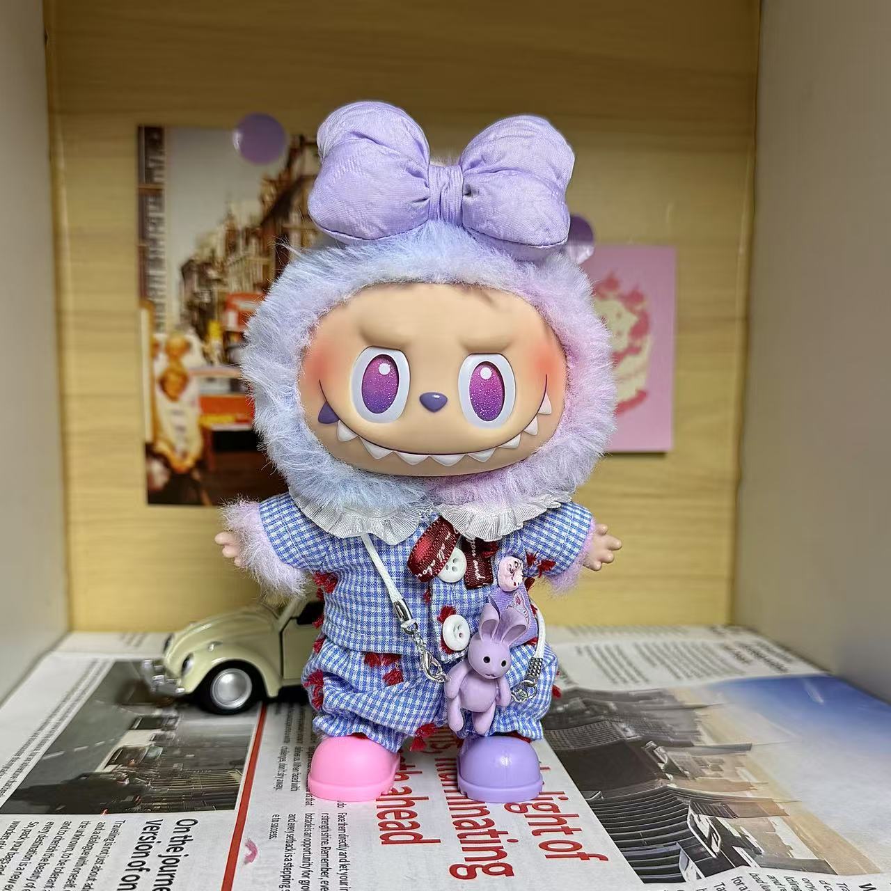 [Only for Baby Clothes] High-Energy 3Rd Generation Labubu Vinyl Baby Clothes Lucky Labubu 3.0 Clothes Are Trendy and Cool