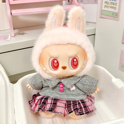 Labubu third generation doll clothes labubu 3.0 doll clothes generation second generation sitting party for blind box clothes 17cm