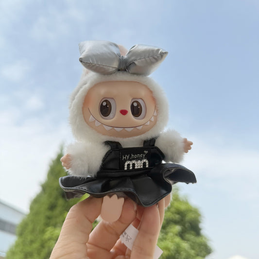 Only clothes] one, two and three generations of blind box cloth clothes fashion MIN leather skirt two-piece LABUBU for the new