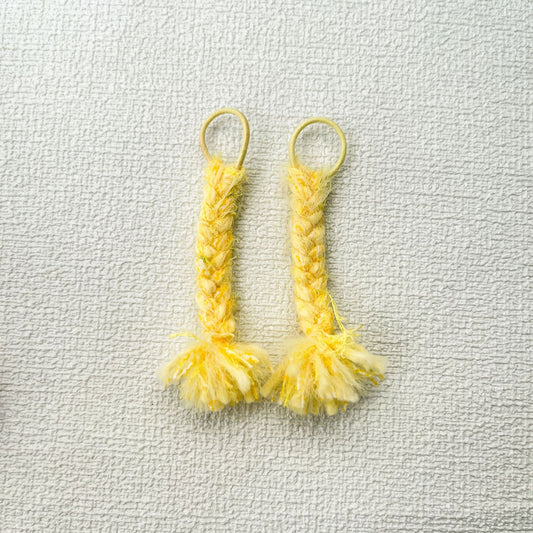 Labubu Doll 17cm Braided Wool Decoration - Multi-Color Outfit