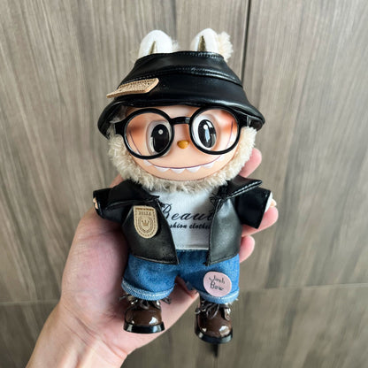 A generation of 17cm cloth baby clothes one or two generations of labubu blind box pendant clothes with replacement suit