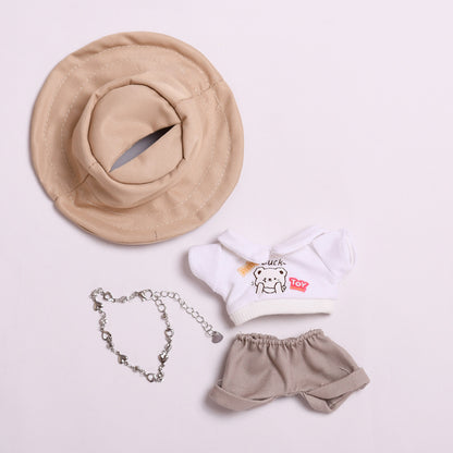 Only clothes] vinyl blind box 17cm pendant cloth clothes fashion cool suit doll key chain accessories