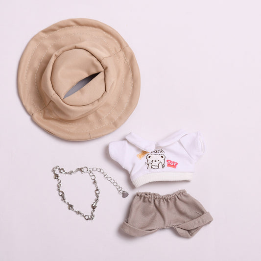 Only clothes] vinyl blind box 17cm pendant cloth clothes fashion cool suit doll key chain accessories