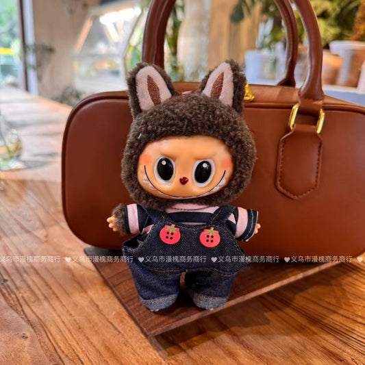 Suitable for cloth strap pants to wear plush toy jeans doll accessories [only for T]]