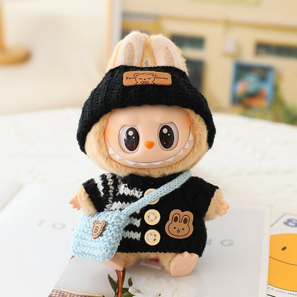 Labubu Baby Clothes Generation Two Generation Three Generation Labubu Clothes Wear Sweater Shoes Vinyl Pendant Replacement Glasses
