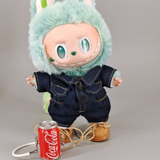 17cm Labubu Doll Clothes Set - Natsuno & Xia Ye Outfits with Accessories