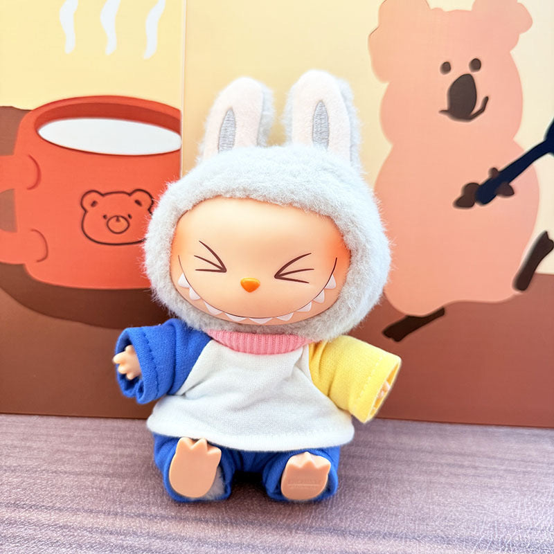 First and Second Generation Labubu Baby Clothes Pendant Labubu Clothes Baby Clothes Summer Skirt Jumpsuit Set Cute and Cute