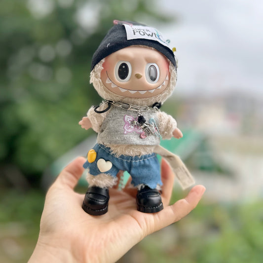 Only clothes] 17CM rabu cloth doll clothes hip hop suit 15CM oh baby for clothes shoes accessories adorable
