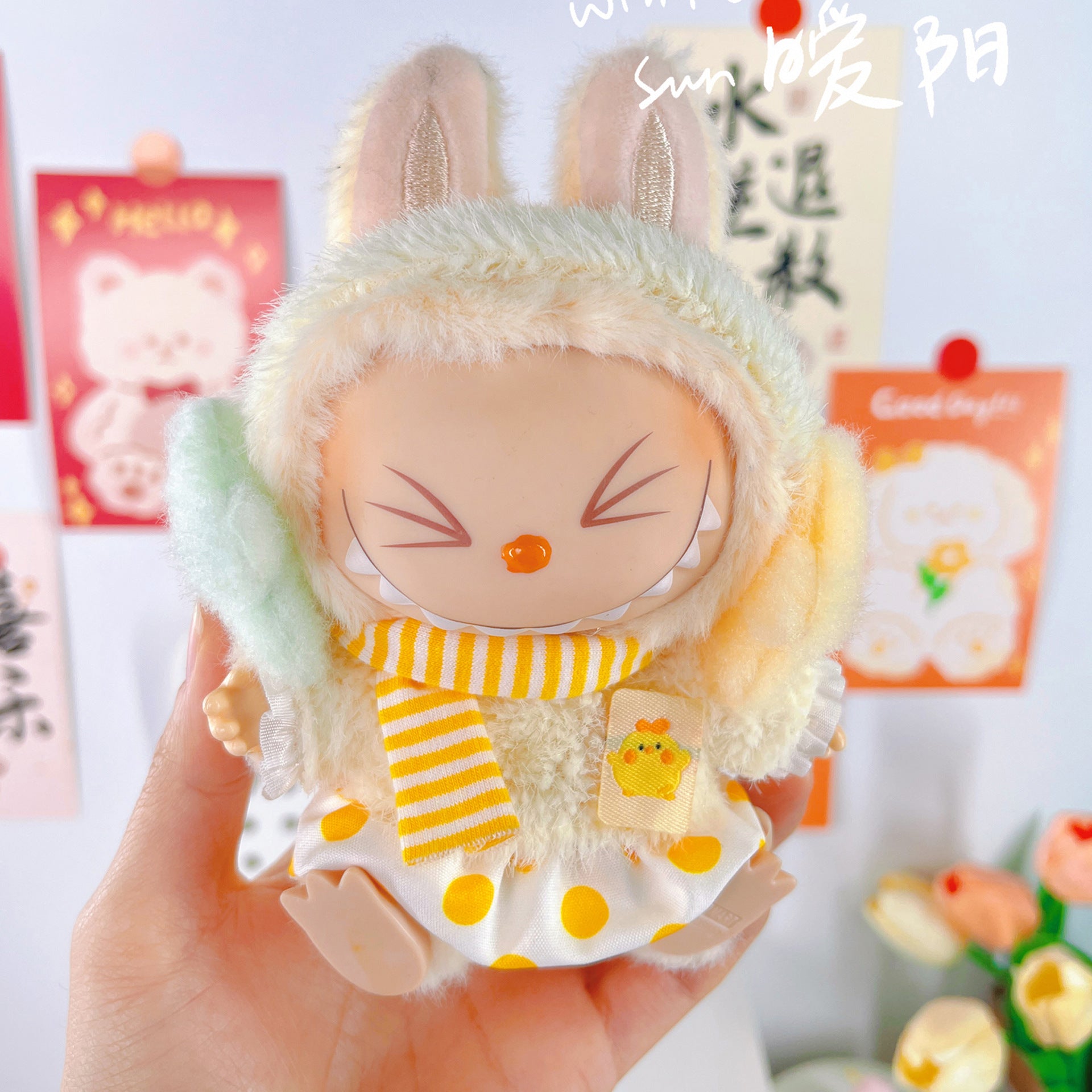 Labubu Doll Outfit Set - 17cm Vinyl Doll Clothes (Multiple Styles)