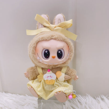 Labubu Doll Summer Ice Cream Overalls Outfit