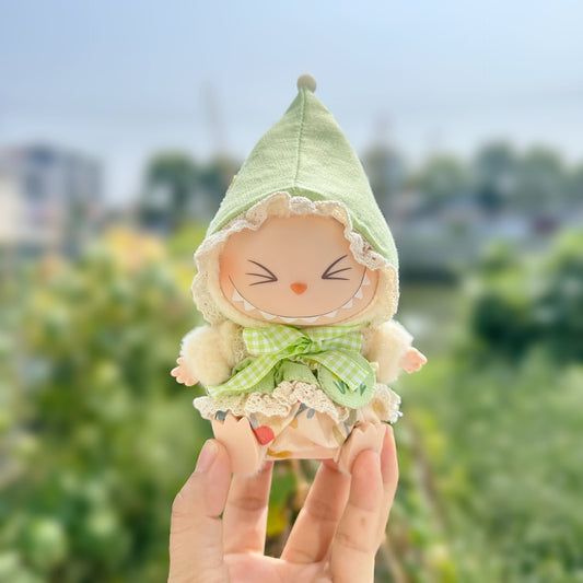 Only clothes] second generation LABUBU doll clothes blind box pull cloth sit party doll clothes elf suit new