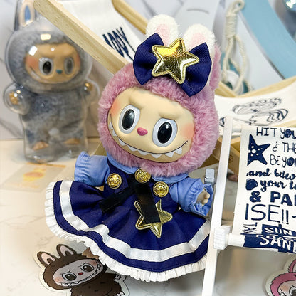 Labubu Doll Outfits Set for 17cm Vinyl Dolls - Trendy Styles