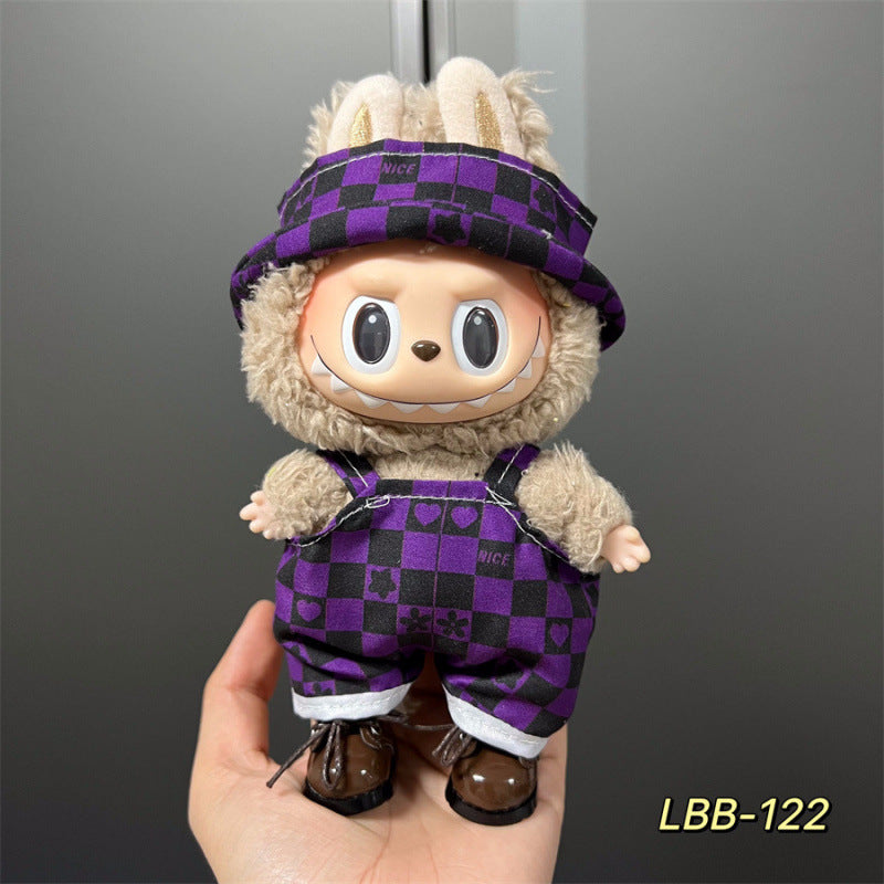 Labubu Doll Clothes Set for 17cm Vinyl Dolls