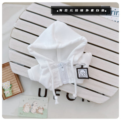 Only clothes] labubu baby coat vinyl blind box pendant generation two generation series for small skirt
