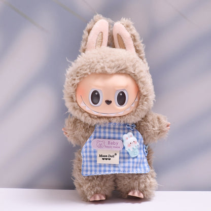 Only clothes] one or two generation blind box labubu clothes cute apron bellyband cloth cute baby clothes