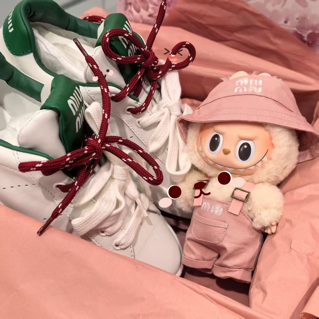 Labubu Doll Outfits - Overalls & Hats for 1st & 2nd Gen Labubu