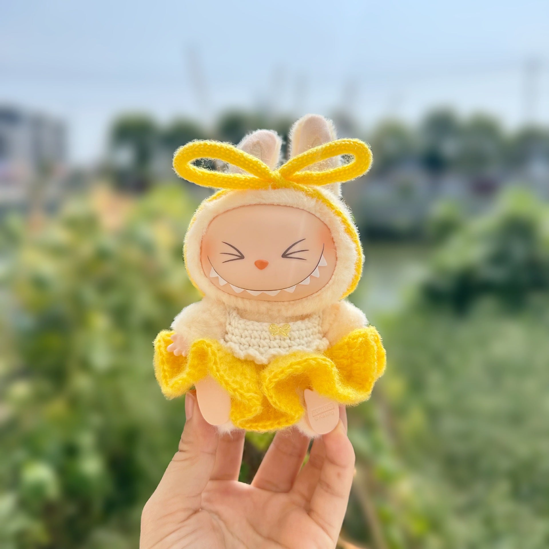 Only clothes] the first and second generation labubu doll clothes labubu sit party doll dress for sweet princess