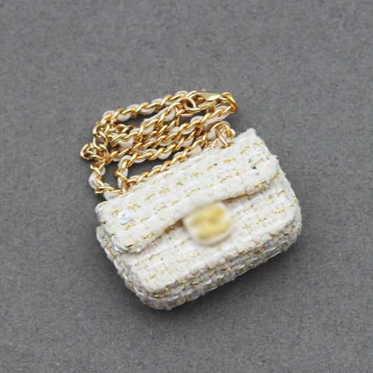 Labubu Mini Chanel Bag Pendant for Dolls - Stylish Accessory