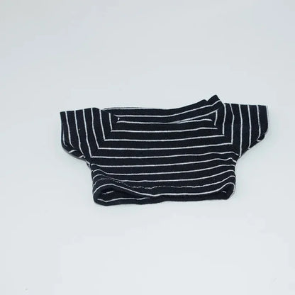 Only clothes] 17CM cloth cloth clothes 15CM doll Denim straps cartoon plaid suit hot sale