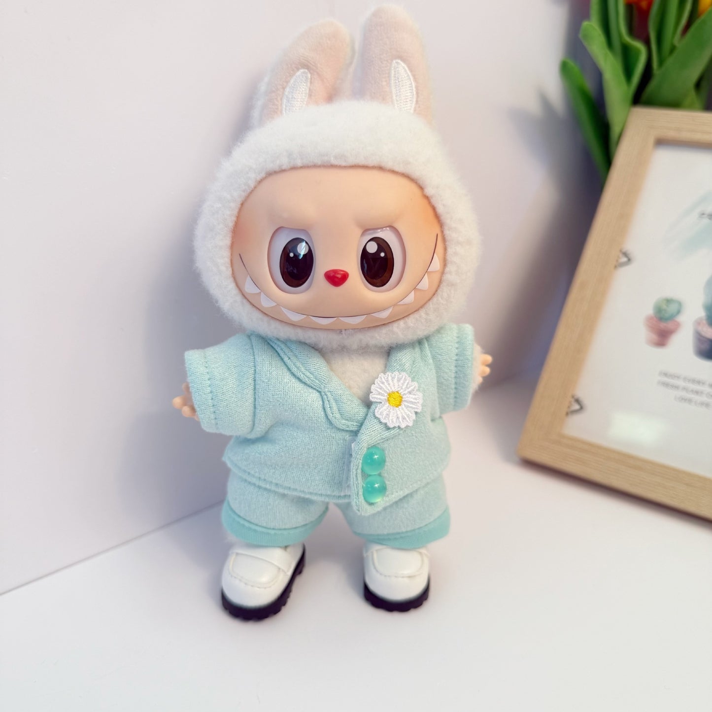 Only clothes] labubu sit party doll clothes Zhilong same clothes one, two and three generations of LABUBU for the suit
