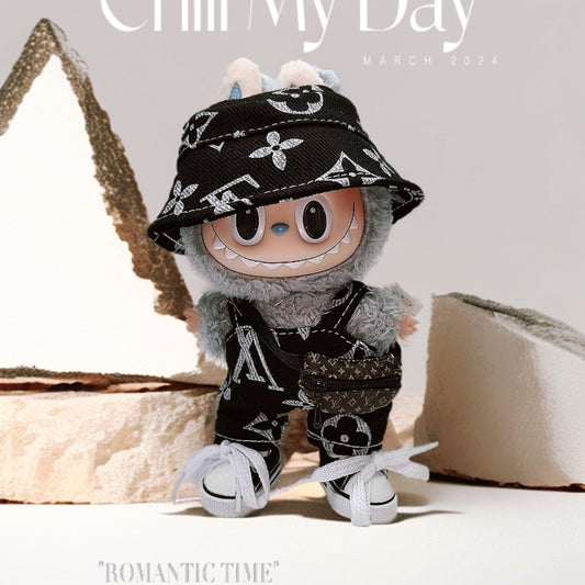 Labubu Doll Outfit - Summer Casual Suit for 17cm Vinyl Doll