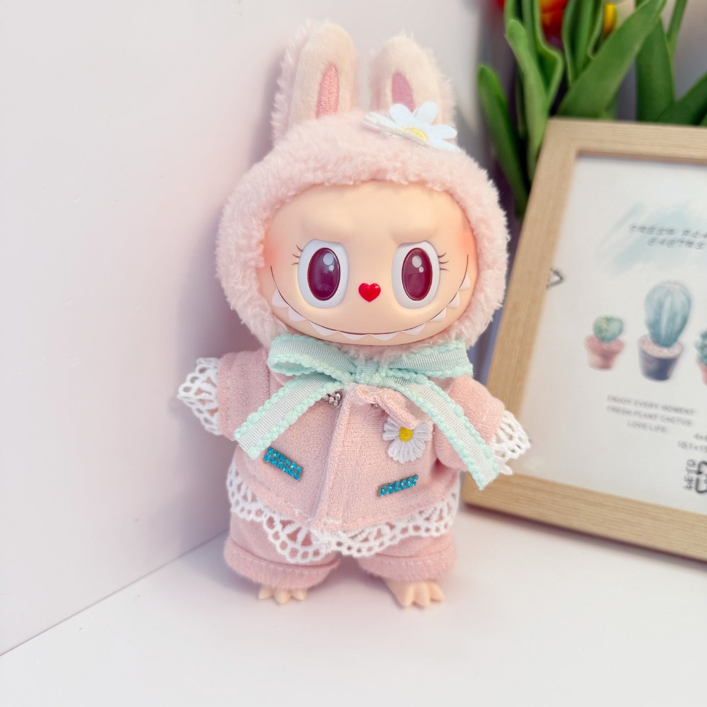 Only clothes] labubu sit party doll clothes Zhilong same clothes one, two and three generations of LABUBU for the suit