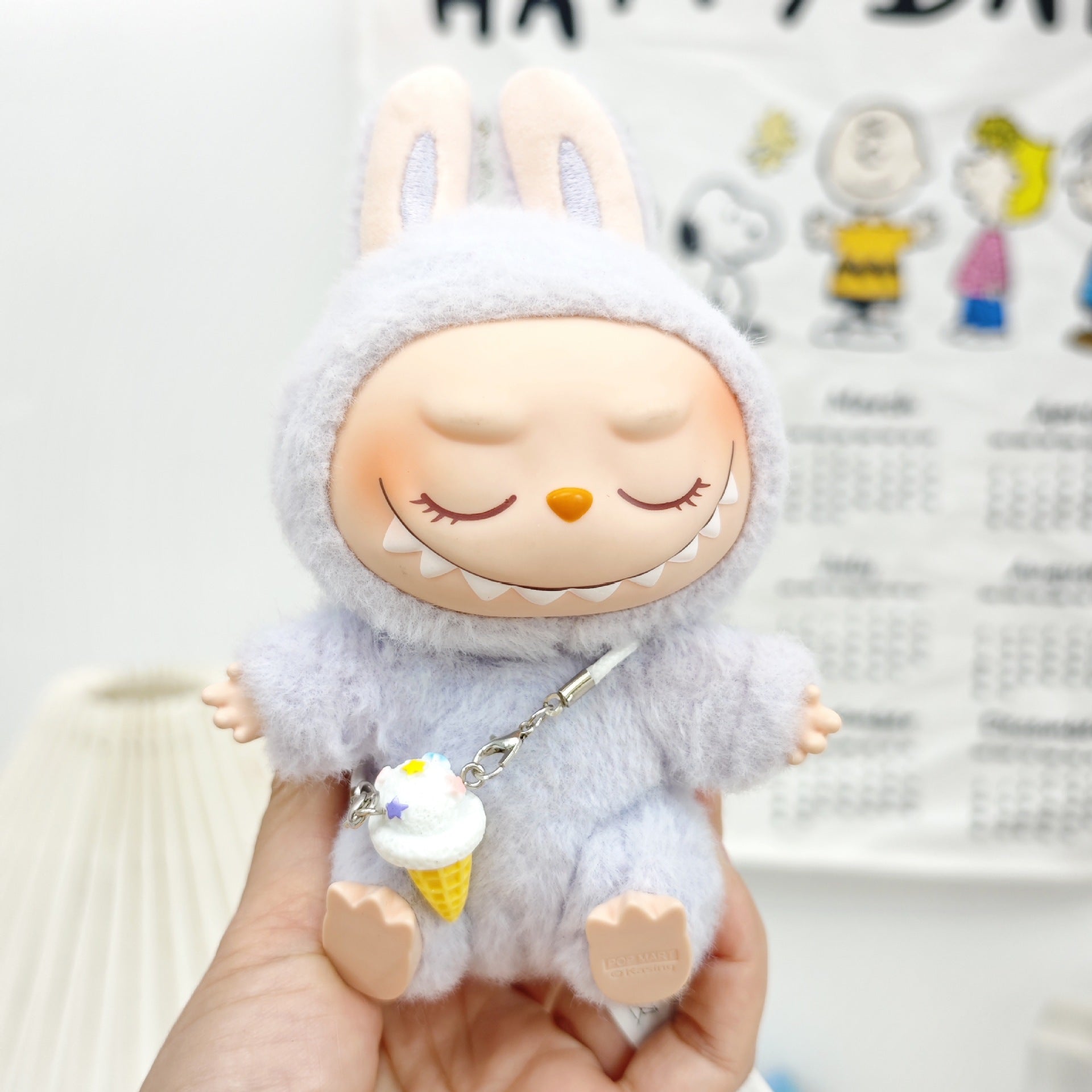 Labubu Doll Clothes Set - Sweater, Shawl & Hat for 1st-3rd Gen Pendants