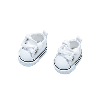 Labubu Canvas Shoes 17cm Labubu Pendant Shoes 10cm Cotton Doll Belle Pendant Baby Clothes