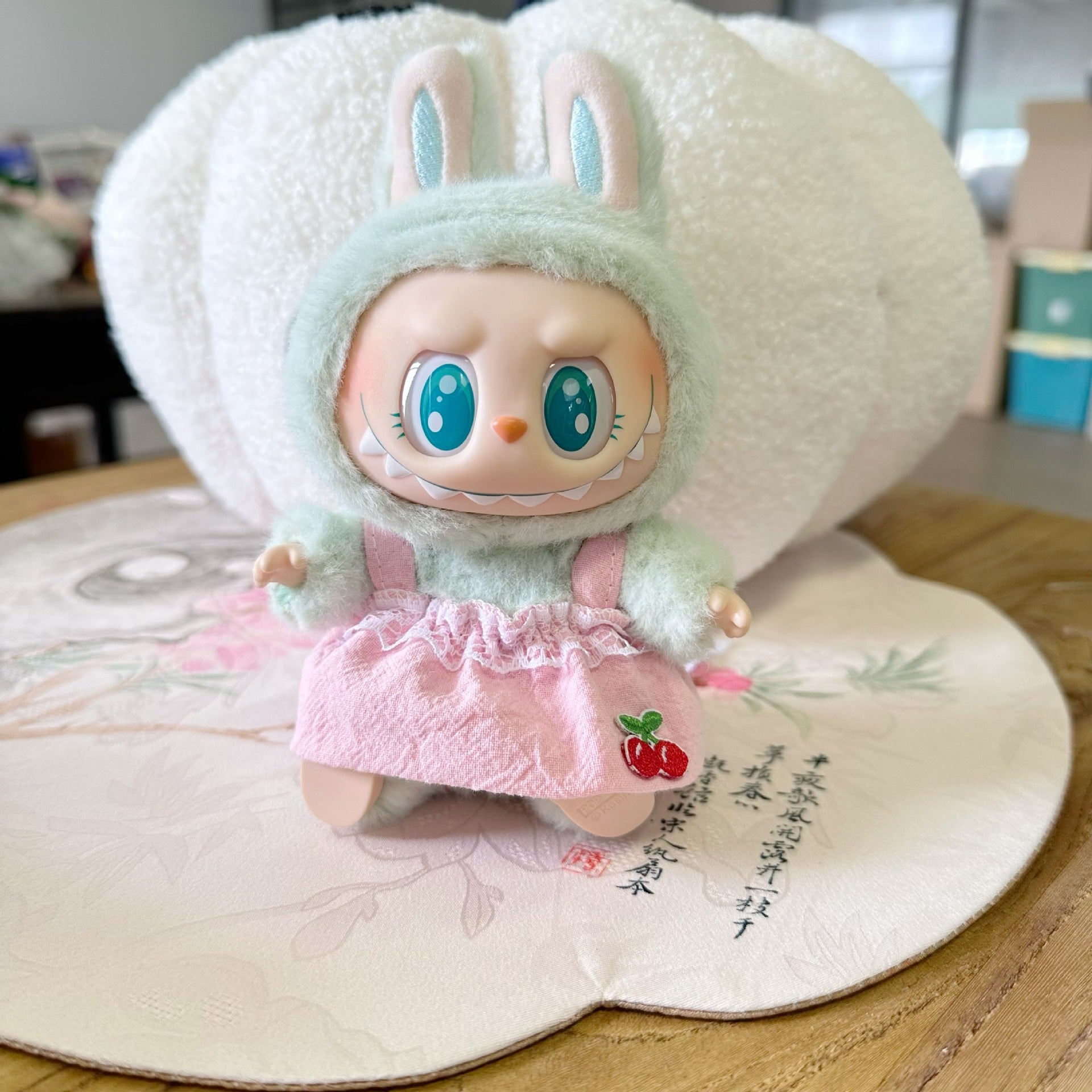 Only clothes] the first and second generation labubu doll clothes labubu sit party doll dress for sweet princess