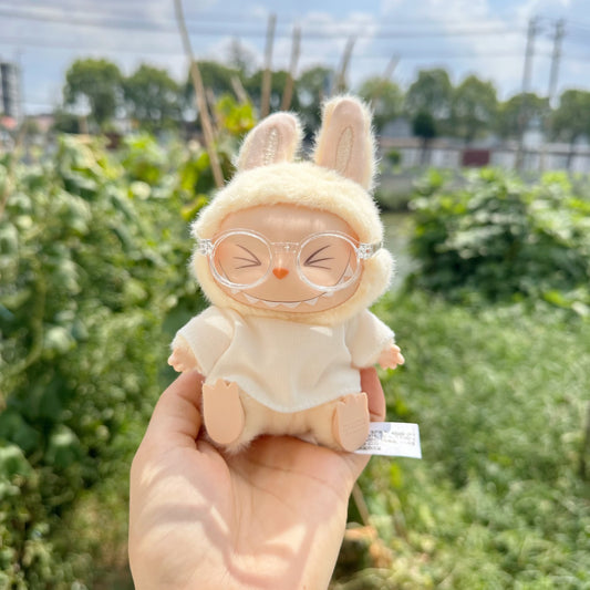 Clothes Only] Sit Party Vinyl Plush Blind Box Rags Clothes LABUBU Doll Doll T-Shirt Glasses