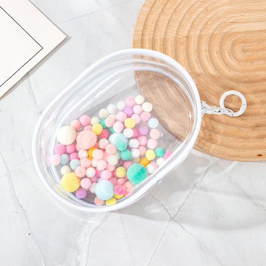 17CM Blind Box Rab Cloth Pack Waler Color Ball Bag LABUBU Display Storage Dustproof Storage Bag in stock