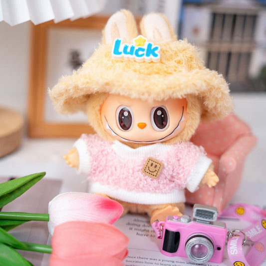 Only Selling Clothes] 17cm Pendant Blind Box Labubu Doll Clothes Keychain Labubu Doll One-Piece Clothes Cute
