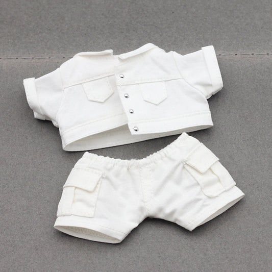 Labubu Doll Denim Jacket & Cargo Pants Set