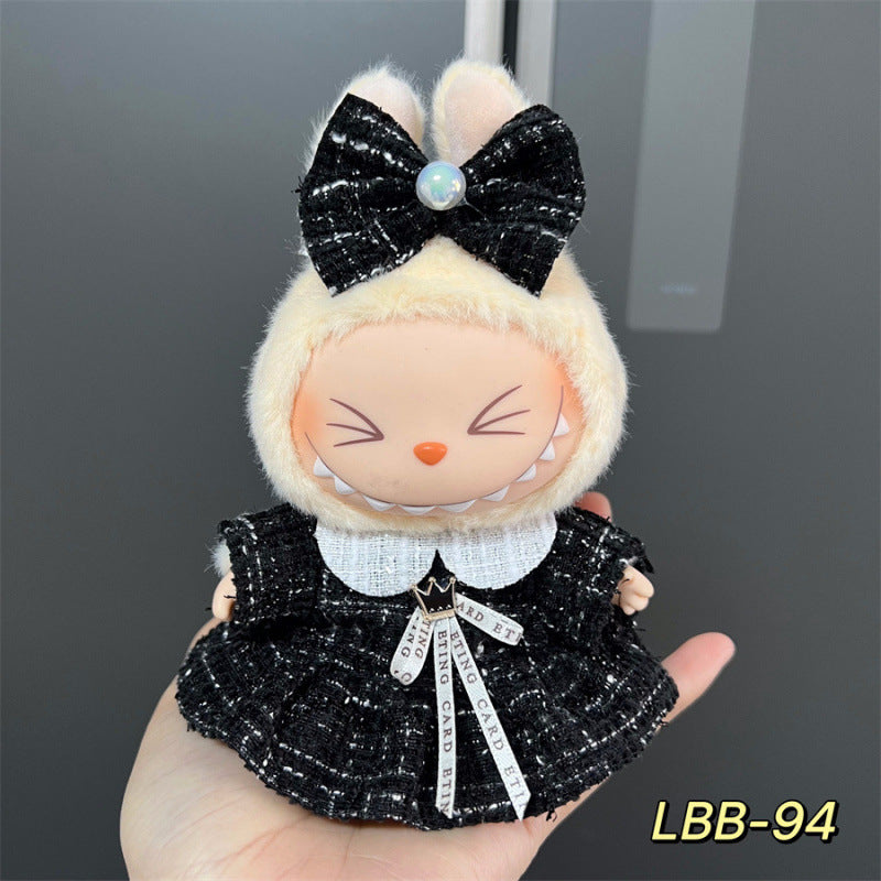 Labubu Doll Clothes Set for 17cm Vinyl Dolls