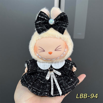 Labubu Doll Clothes Set for 17cm Vinyl Dolls