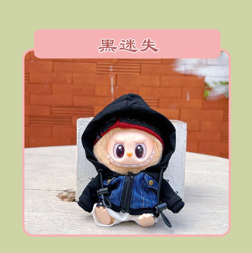 Labubu 15cm Sitting Doll Clothes - Macaron 2nd Gen Outfits