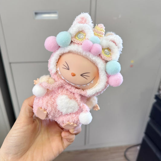 Only clothes] pendant labubu doll clothes new year clothes LABUBU for pure hand lion suit adoration