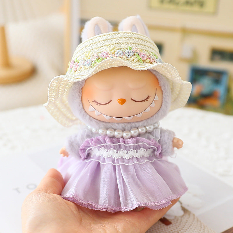 First and Second Generation Labubu Baby Clothes, Vinyl Blind Box Pendants, Replacement Clothes, Party Hats, Wedding Dresses, Replacement Shoes