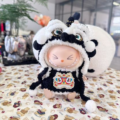 Only clothes] pendant labubu doll clothes new year clothes LABUBU for pure hand lion suit adoration