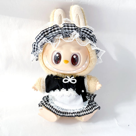 Labubu Doll Outfit - 4-Piece Maid & 3-Piece Chef Baby Clothes