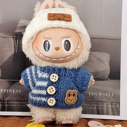 [Only Clothes] Baby Clothes First Generation Second Generation Third Generation Labubu Clothes Replacement Sweater Shoes Vinyl Pendant Replacement