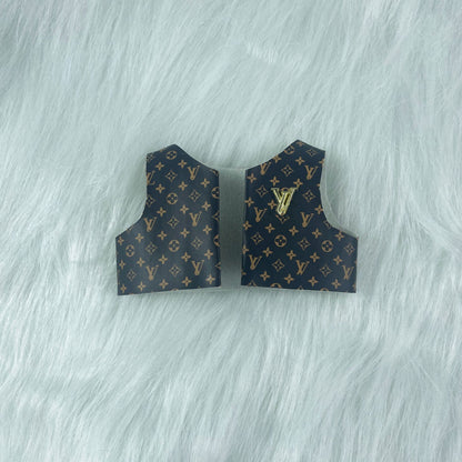 Rab cloth 17cm pendant clothes fashion waistcoat for rab cloth 15cm second generation sit party doll clothes
