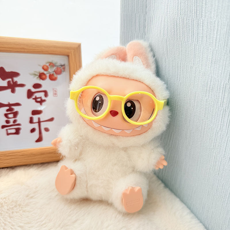 Only clothes for sale] first and second generation key chain Labubu clothes pendant cloth doll chocolate academy style